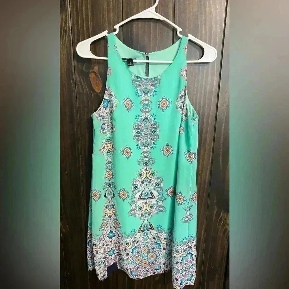 NWT By & By Womens Mint Green Mini Dress. Size: Small